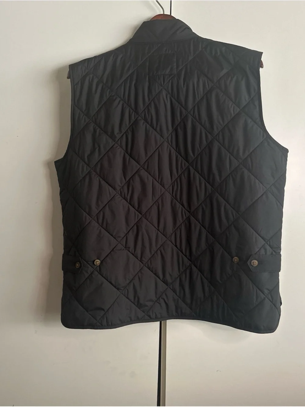 J. Crew Quilted Black Men's Vest